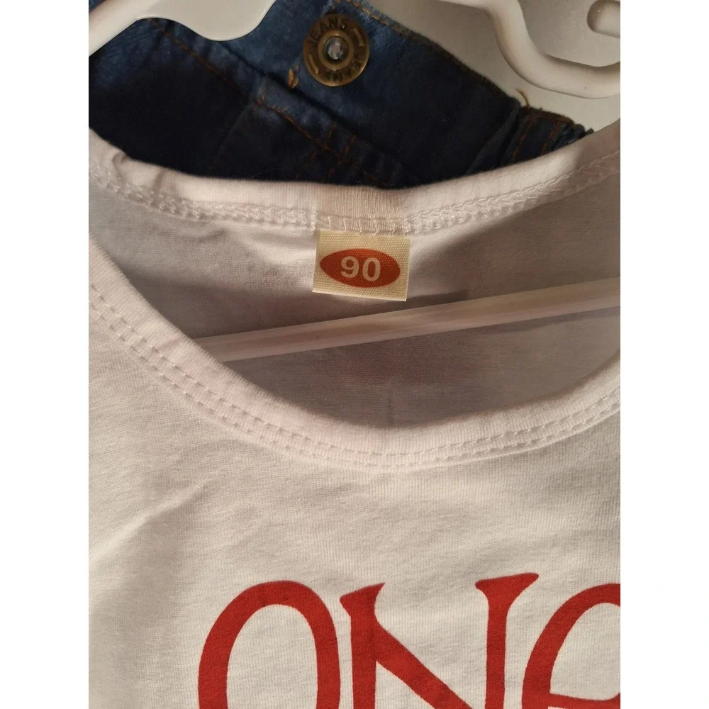 Kids One in a Melon Tank Top Denim Shorts Outfit Set Toddler‎